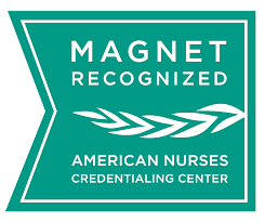 Magnet Recognized: American Nurses Credentialing Center logo