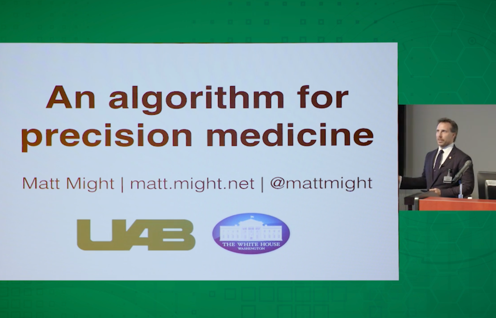 An algorithm for precision medicine grand rounds presentation thumbnail