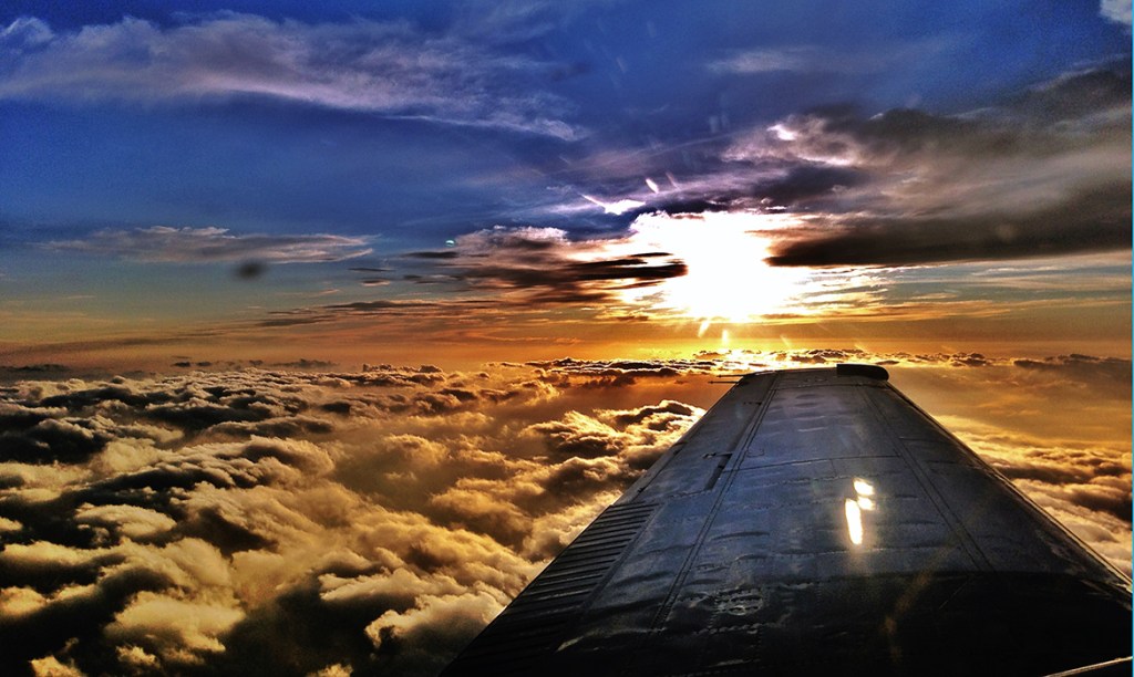 The jet can often fly above or around weather that helicopters cannot.