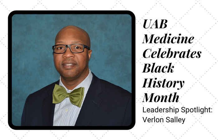 Verlon Salley, UAB Medicine’s senior director of Radiology