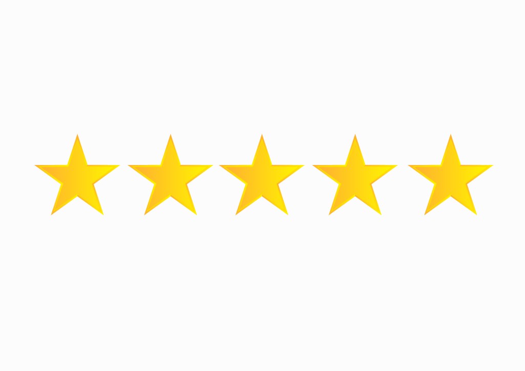 Five gold stars