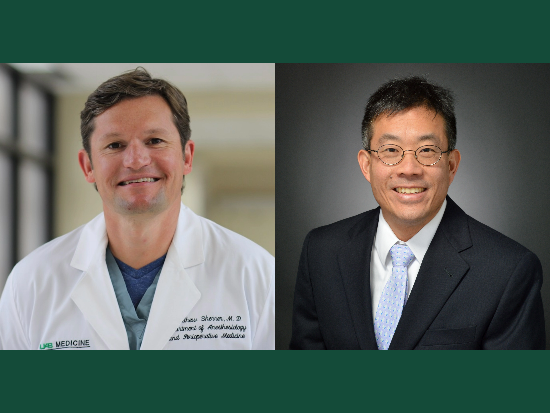 UAB’s Matthew Sherrer, M.D. MBA, FASA, FAACD, and Mitchell H. Tsai, M.D., MMM, FASA, FAACD, from the University of Vermont.