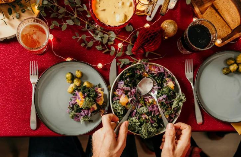 healthy dinner option for eating healthier during the holidays