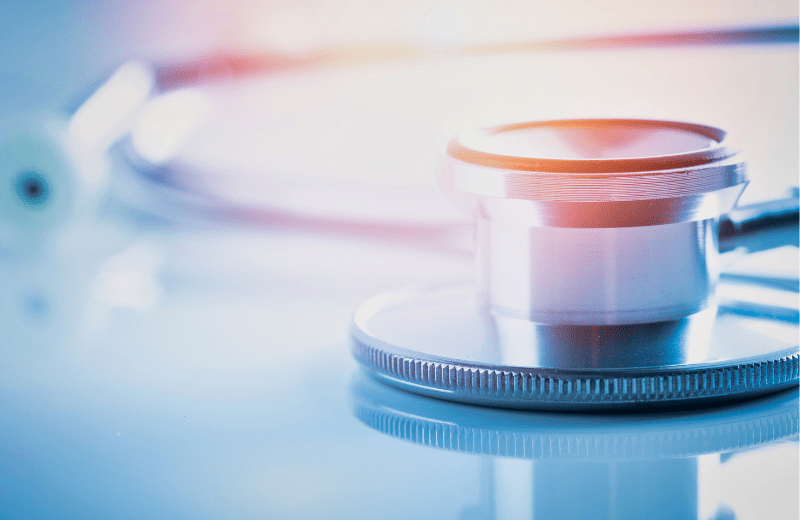 stethoscope on table